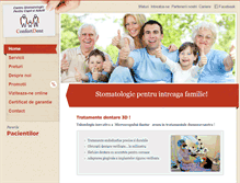 Tablet Screenshot of confortdent.ro